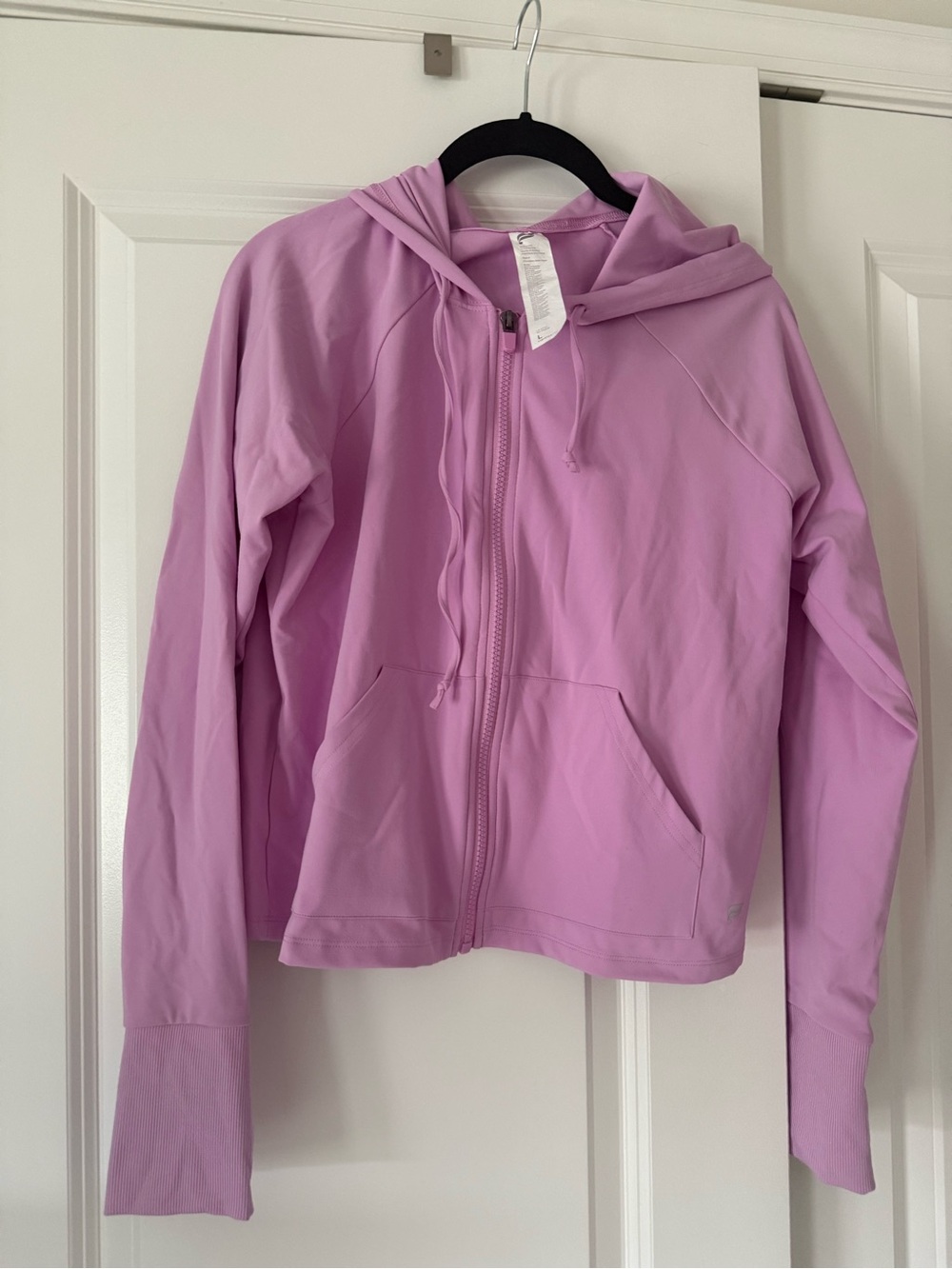 Fabletics Light purple/pink Zip-Front Athletic Hoodie